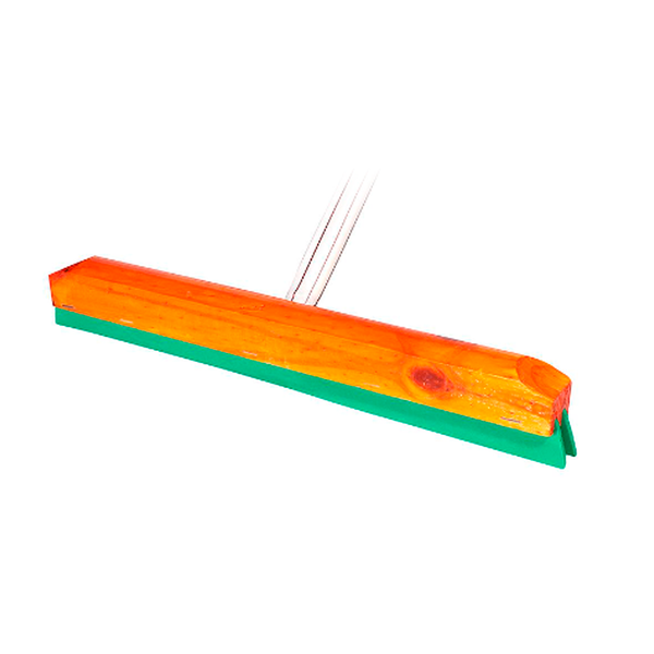 Rodo Madeira Borracha Duplo 40cm C/Reforço