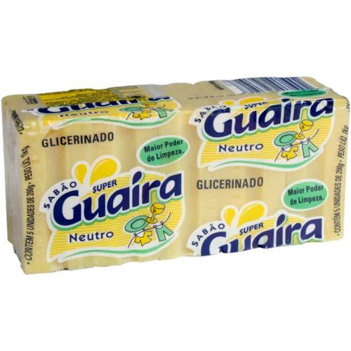 Sabão Barra Guaira 150g Neutro Glicerinado