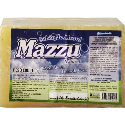 Sabão em Barra Mazzu 400g De Álcool