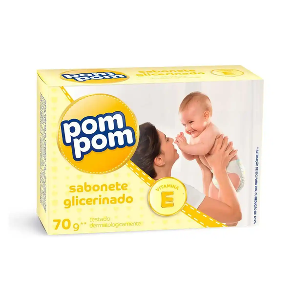 Sabonete em Barra Pom Pom 70g Glicerinado