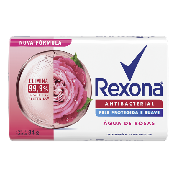 Sabonete em Barra Rexona 84g Águas De Rosas
