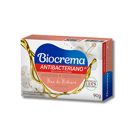 Sabonete Hidratante Biocrema 90g Flor Hibisco