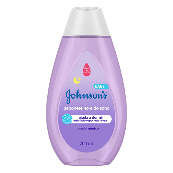 Sabonete Liquido Johnson Baby 200ml Hora do Sono