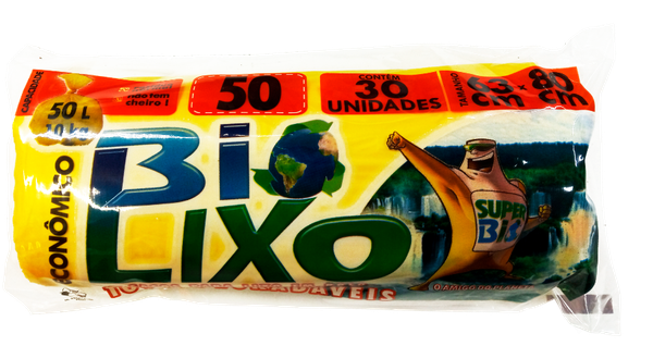 Saco Lixo Rolo Bio Lixo 50l C/30