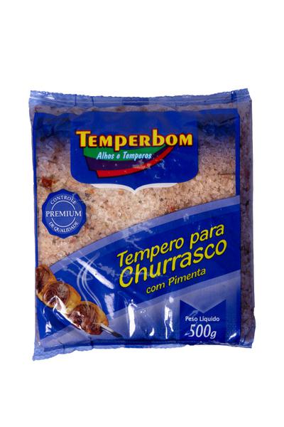 Sal Churrasco Temperbom 500g C/Pimenta