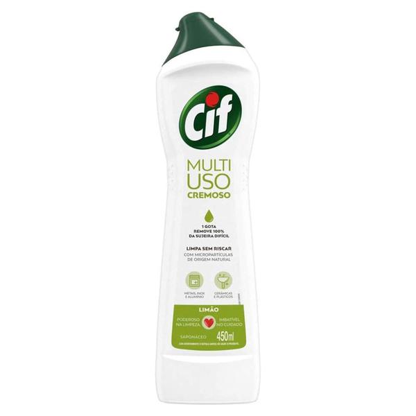 Saponáceo Cremoso Cif 450ml Limão