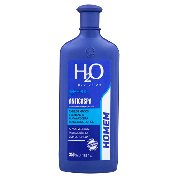Shampoo H2O 350ml Men Anticaspa