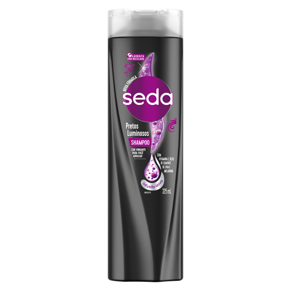 Shampoo Seda 325ml Pretos Luminosos
