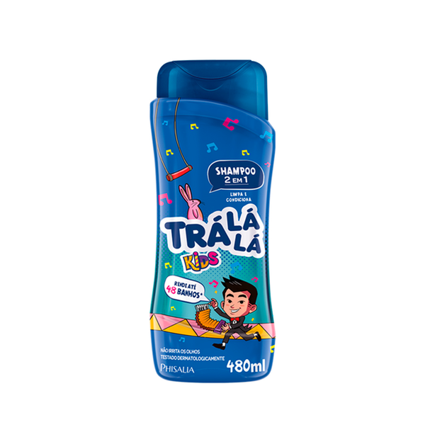 Shampoo Tra La La Kids 480ml Meninos 2 Em 1