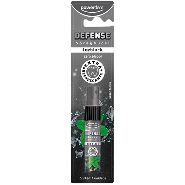 Spray Bucal Powerdent 15ml Black