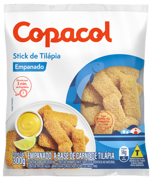 Stick de Tilápia Copacol 300g Empanada