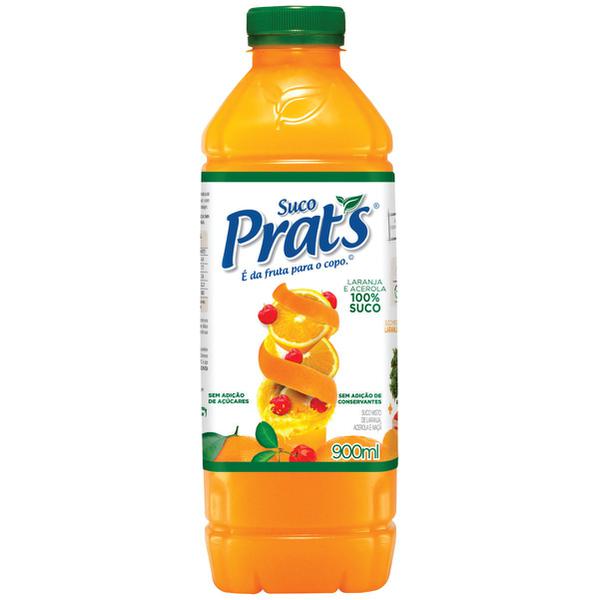 Suco Integral Prats 900ml Laranja, Acerola e Maça