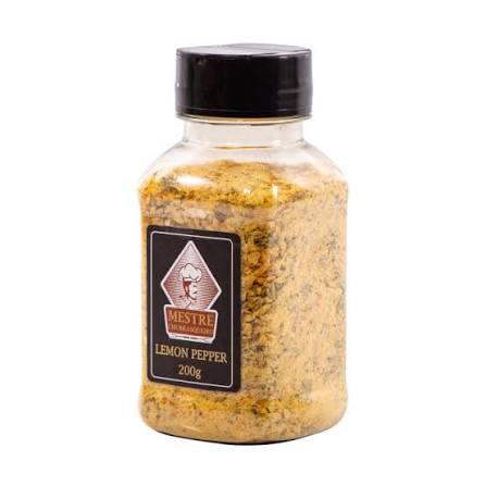 Tempero 200g Mestre Churrasqueiro Lemon Pepper