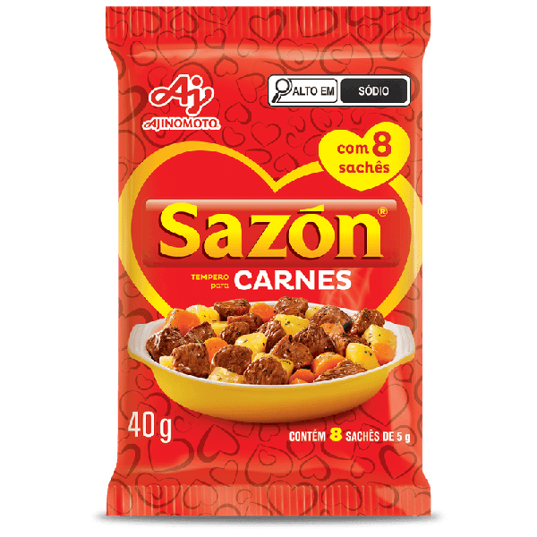 Tempero Sazon 40g Vermelho