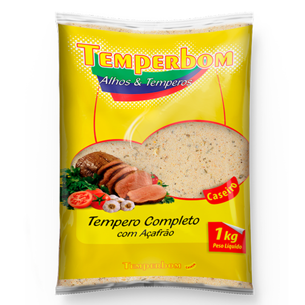 Tempero Temperbom 500g Completo C/Açafrão