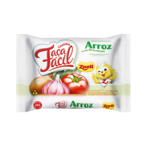 Tempero Zaeli 36g Faça Fácil Arroz