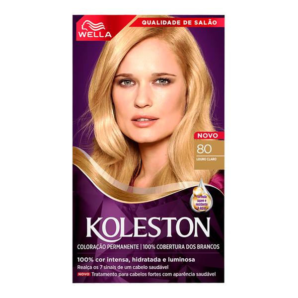 Tinta de Cabelo Koleston Louro Claro 80