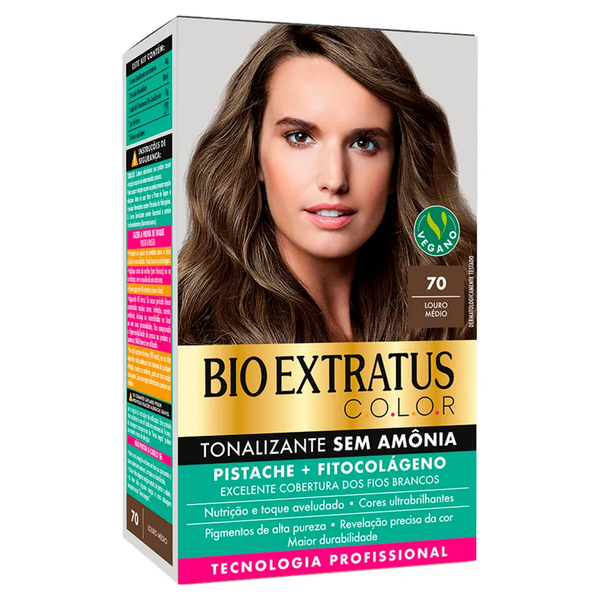 Tintura Bio Extratus s/Amônia 135g Louro Médio 70