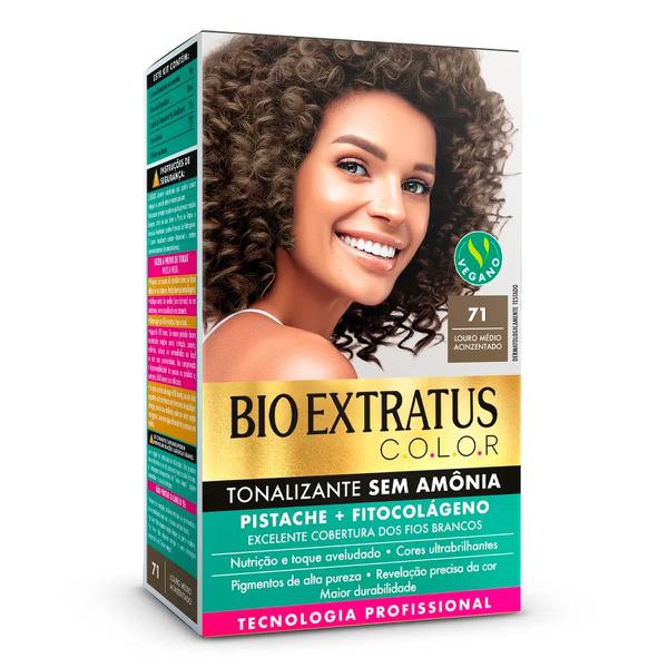 Tintura Bio Extratus s/Amônia 135g Louro Médio Chocolate 71