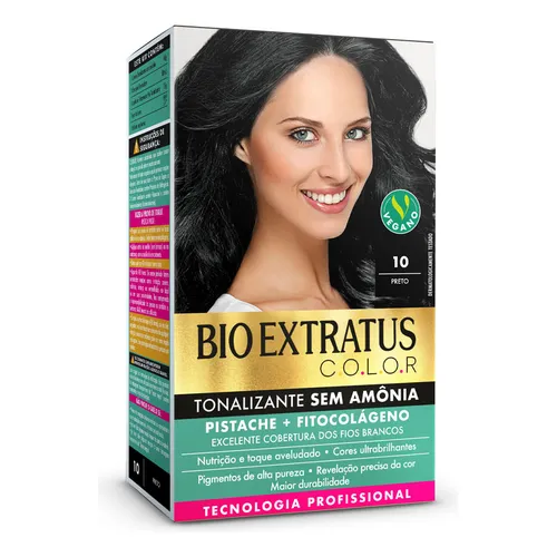 Tintura Bio Extratus s/Amônia 135g Preto 10