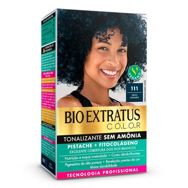 Tintura Bio Extratus s/Amônia 135g Preto Azulado 111