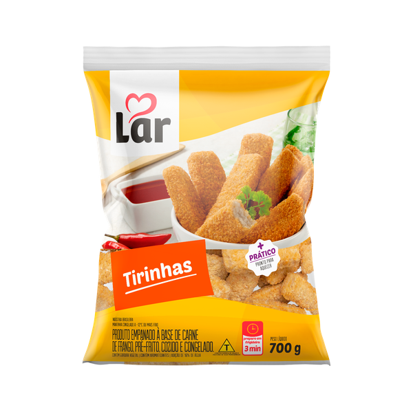Tirinhas De Frango Lar 700g