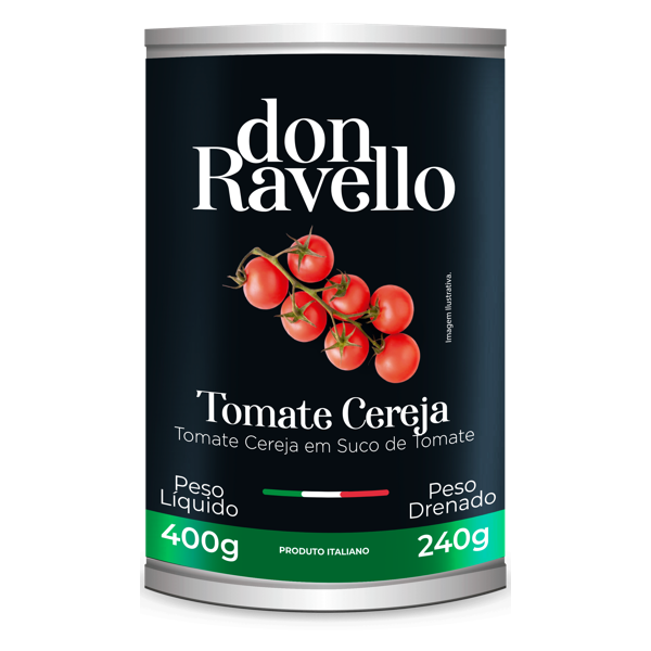 Tomate Pelado Don Ravello 240g Cereja