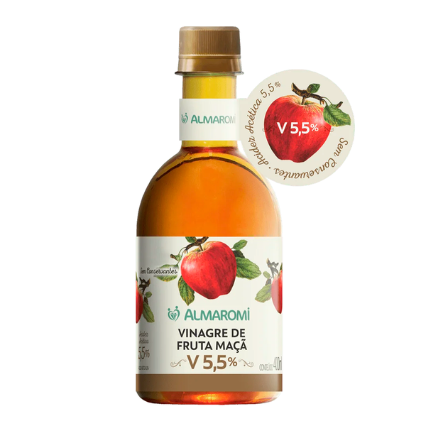 Vinagre de Maçã Almaromi 400ml Orgânico