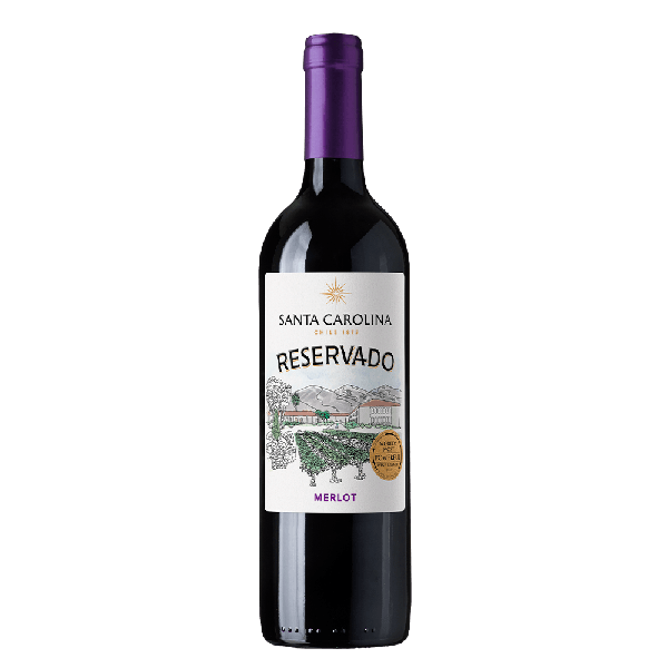 Vinho Chi Santa Carolina 750ml Reserva Merlot