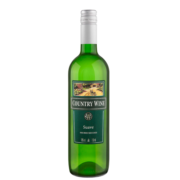 Vinho Nac Country Wine 750ml Branco Suave