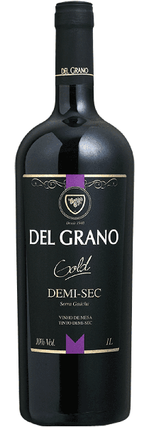Vinho Nac Del Grano Gold 1l Tinto Demi-Sec