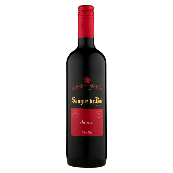 Vinho Nac Sangue De Boi 750ml Tinto Suave
