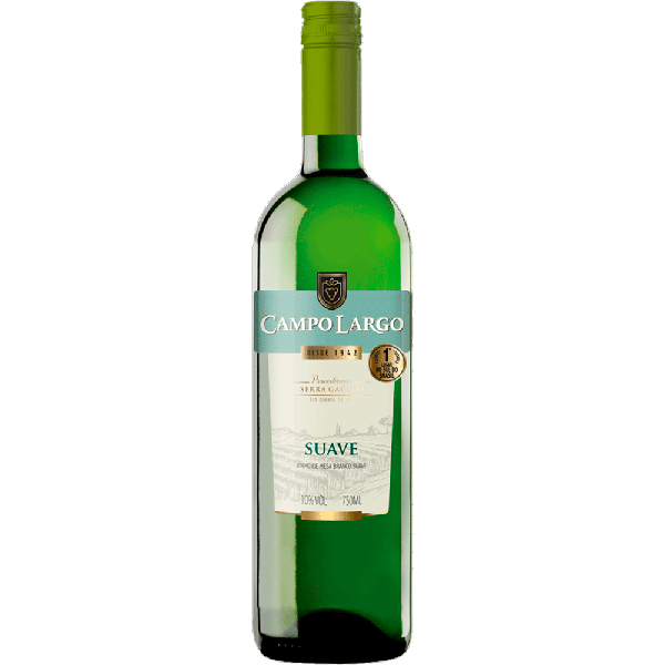 Vinho Nacional Campo Largo 750ml Branco Suave