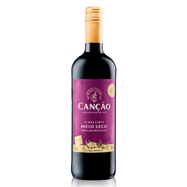 Vinho Nacional Canção 750ml Tinto Meio Seco