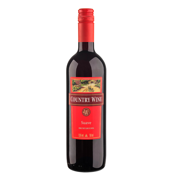 Vinho Nacional Country Wine 750ml Tinto Suave