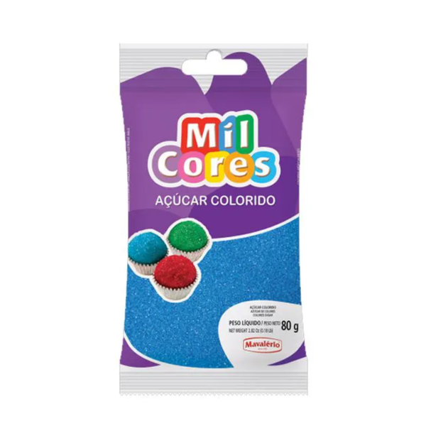 ACUCAR MIL CORES AZUL 80G MICANGA