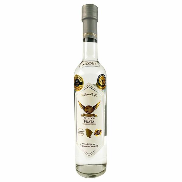 CACHACA AVIADOR ORIGINAL 500ML PRATA