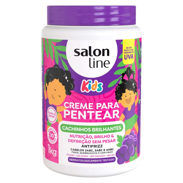 CR PENTEAR SALON LINE KIDS 1KG CACHINHOS UVA