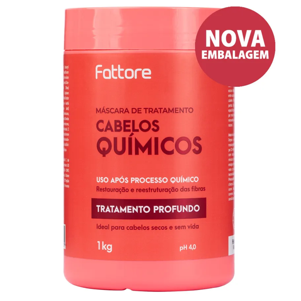MASCARA FATTORE 1KG CABELOS QUIMICO
