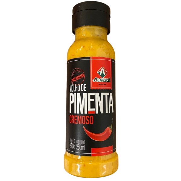 MOLHO ALHESCO PIMENTA 270ML CREMOSO