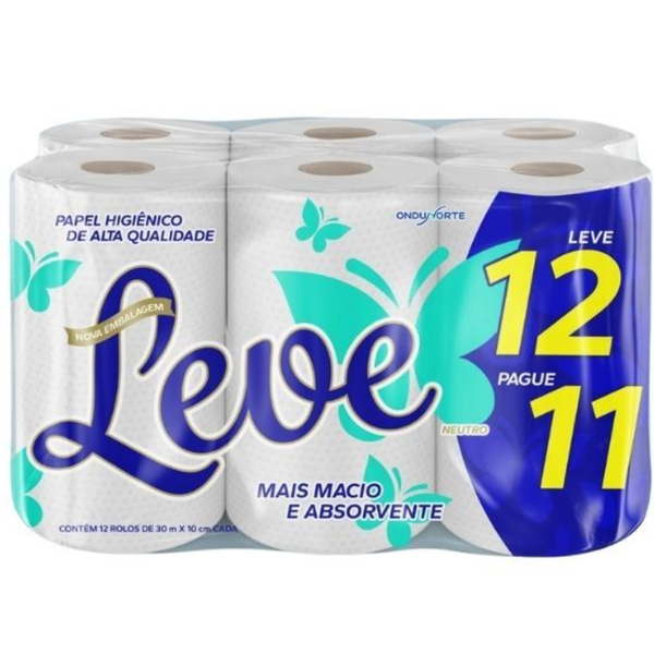 PAPEL HIG LEVE LV12 PG11 NEUTRO 30M