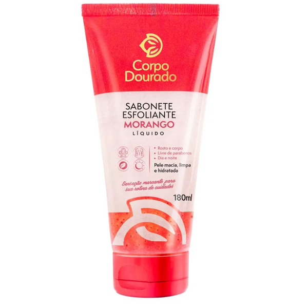 SAB LIQ CORPO DOUR ESFOLIANTE 180ML MORANGO