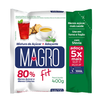 Açúcar Magro Light com Stevia 400g