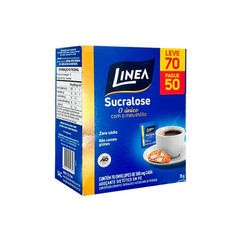 Adoçante Linea Sucralose em Pó Pague 50 Leve 70 35g