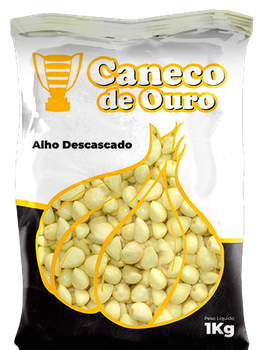 Alho Descascado Caneco de Ouro 1kg