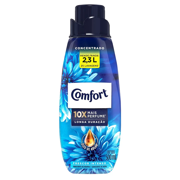 Amaciante Comfort Concentrado Frescor Intenso 500ml