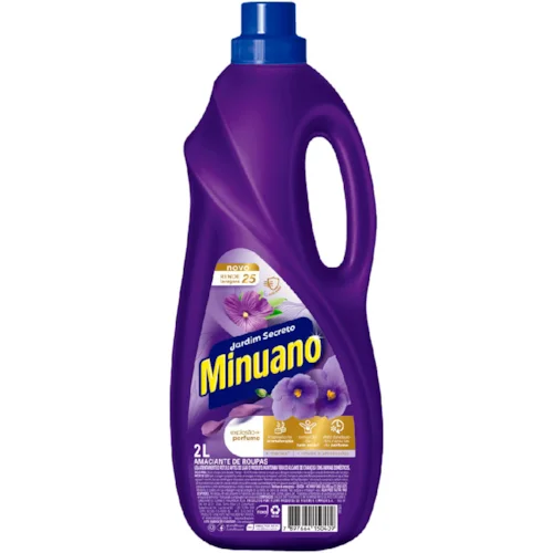 Amaciante de Roupas Minuano Jardim Secreto 2L