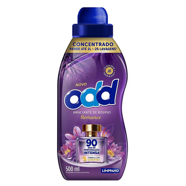 Amaciante de Roupas Odd Concentrado Romance 500ml