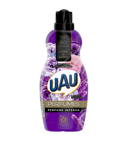 Amaciante de Roupas Uau Lavanda e Frescor 1l