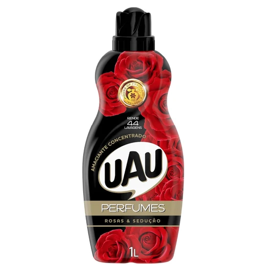 Amaciante de Roupas Uau Rosas e Sedução 1l